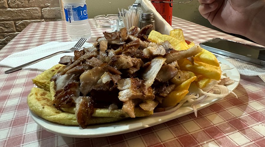 Μερίδα σουβλάκι - Tsilikos Argostoli